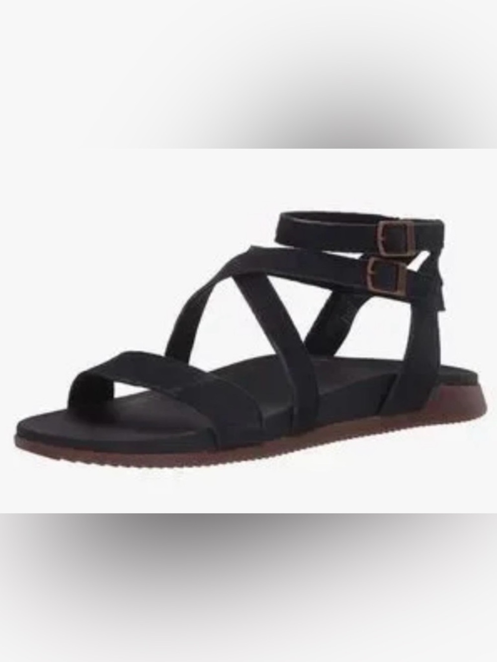 Chaco Rose Black Suede
Strappy Buckle Sandals
Gladiator Size 8